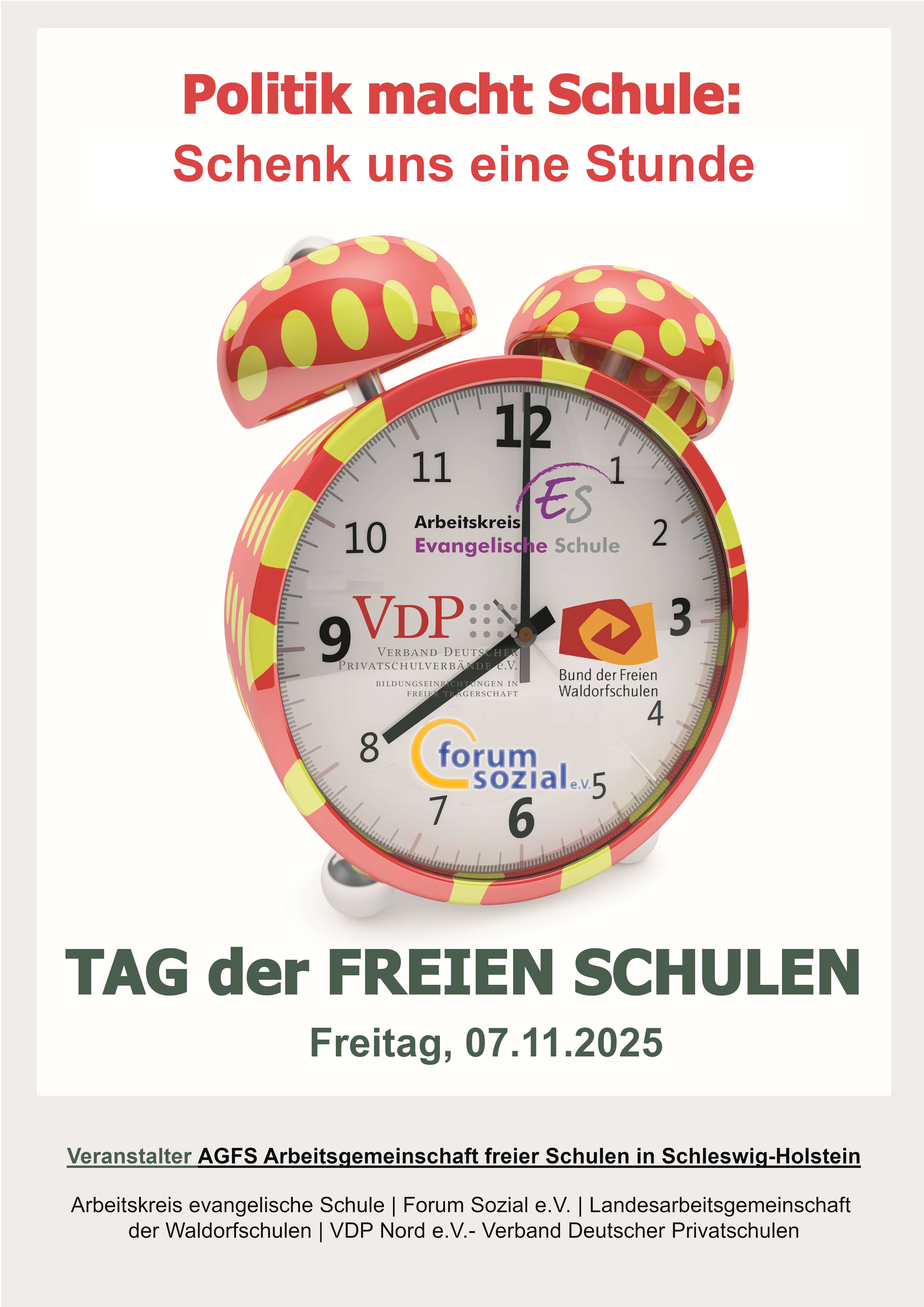 Erster Tag der Freien Schulen 2025 in S-H: Politik macht Schule